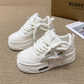 Lightweight Fashion All-match Casual White Shoes For Women Platform Board Shoes - Chilazexpress Ltd