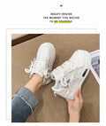 Lightweight Fashion All-match Casual White Shoes For Women Platform Board Shoes - Chilazexpress Ltd