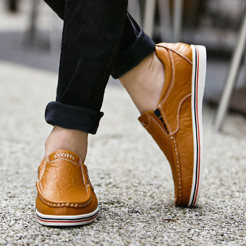 Casual leather shoes youth British code shoes - Chilazexpress Ltd