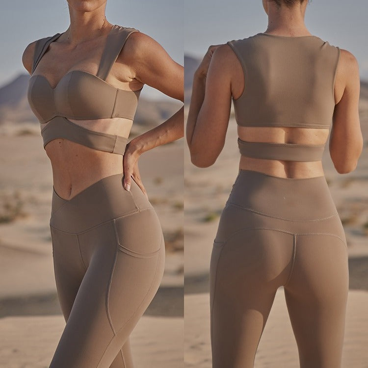 Sport Coat For Women Tights Fitness Yoga Wear Suit - Chilazexpress Ltd