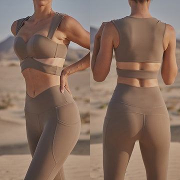 Sport Coat For Women Tights Fitness Yoga Wear Suit - Chilazexpress Ltd