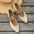 Striped Flats Shoes Fashion Casual Pointed Toe Loafers Lazy Shoes For Women - Chilazexpress Ltd