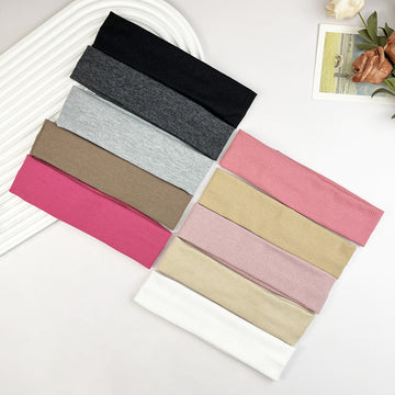 Exercise Hair Band Yoga Workout Sweat Stretch Hair Band Simple Versatile Casual Headband