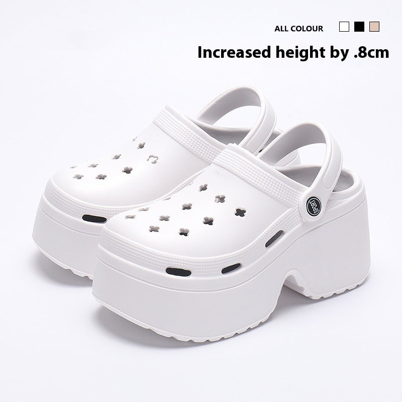 Summer Breathable Closed Toe Hole Shoes For Women - Chilazexpress Ltd