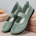 Casual Shoes For Women Flying Woven Women's Shoes Breathable Women Hollow Out Soft Bottom Mom Shoes - Chilazexpress Ltd