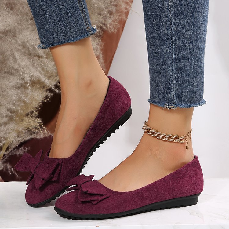 Fashion Bowknot Flats Shoes Casual Round Toe Loafers Cozy Shoes For Women - Chilazexpress Ltd