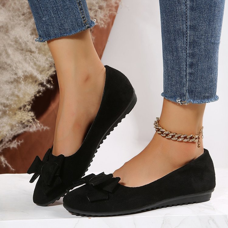 Fashion Bowknot Flats Shoes Casual Round Toe Loafers Cozy Shoes For Women - Chilazexpress Ltd