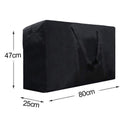 Home Extra Large Storage Bag Waterproof For Outdoor Camping Tent Cushion Black - Chilazexpress Ltd