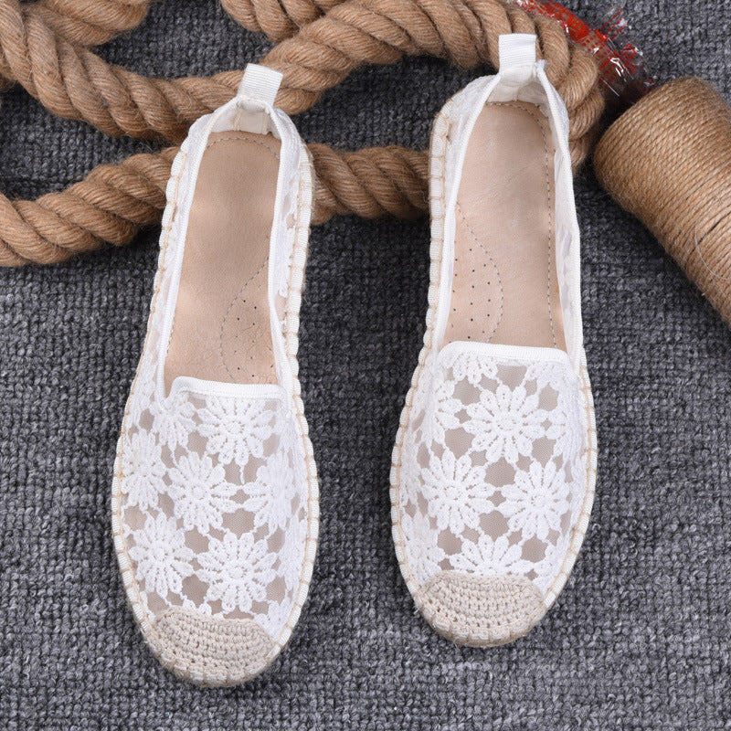 Thin Pumps Linen Fisherman Shoes For Women - Chilazexpress Ltd
