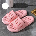 Summer Home Slippers With Hollow Sole Design Non-slip Floor Bathroom Slipper For Women Men's House Shoes - Chilazexpress Ltd