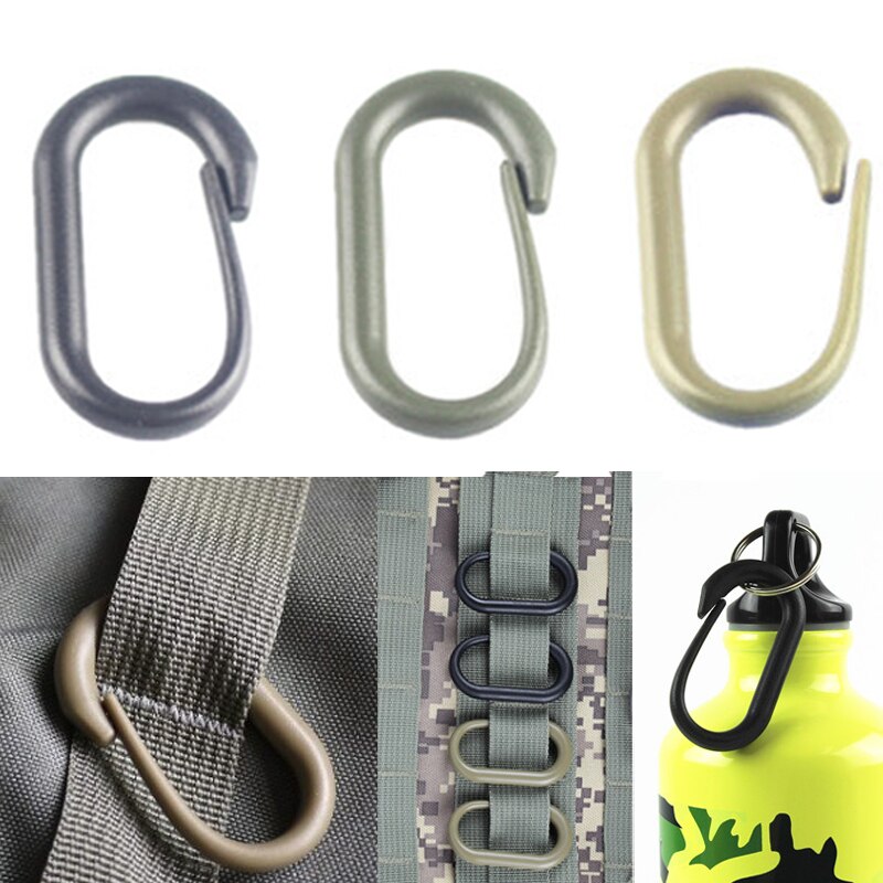 Plastic Oval Hanging Buckle Carabiner Hanging DIY Accessories Backpack Accessories
