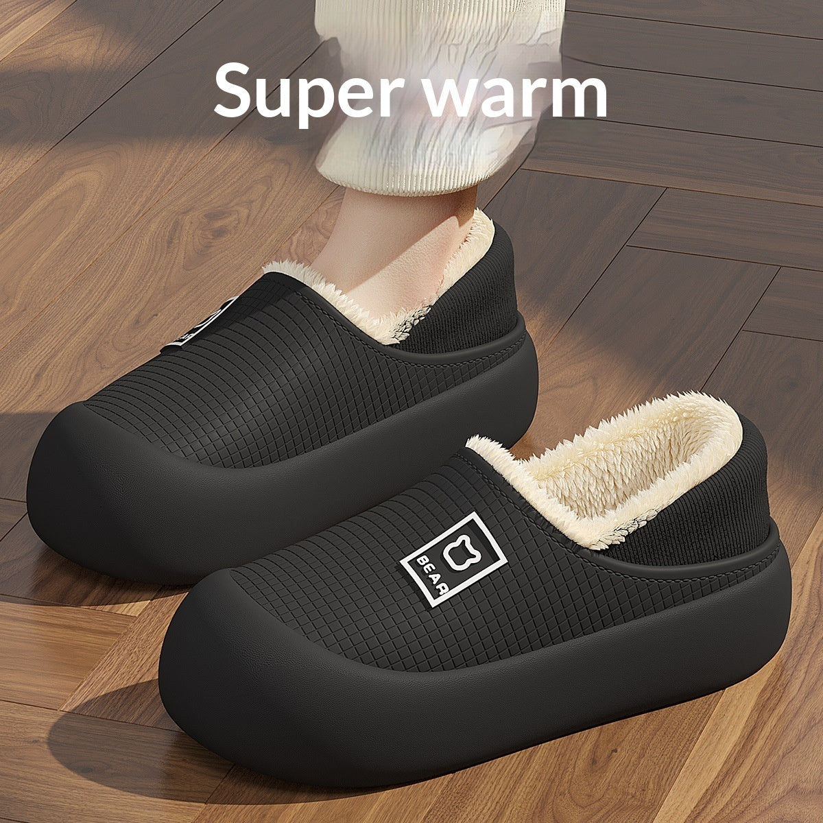 Indoor Waterproof Warm Cotton Shoes For Women - Chilazexpress Ltd