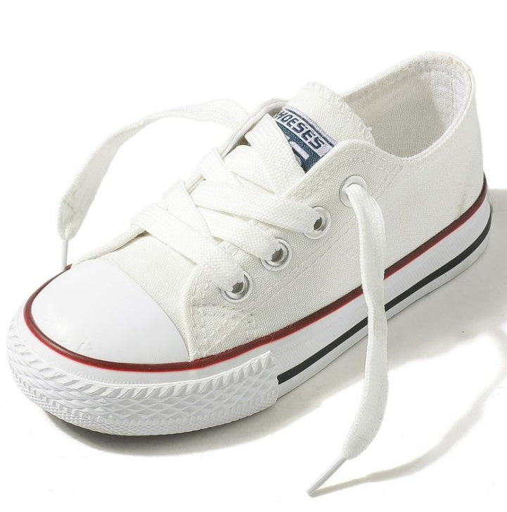 Canvas Shoes Non-slip Casual Shoes Student Parent-child Shoes New Baby Shoes White Shoes - Chilazexpress Ltd