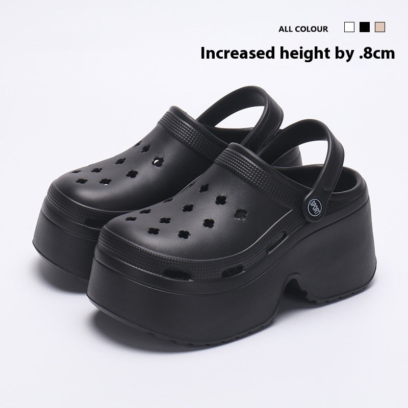 Summer Breathable Closed Toe Hole Shoes For Women - Chilazexpress Ltd