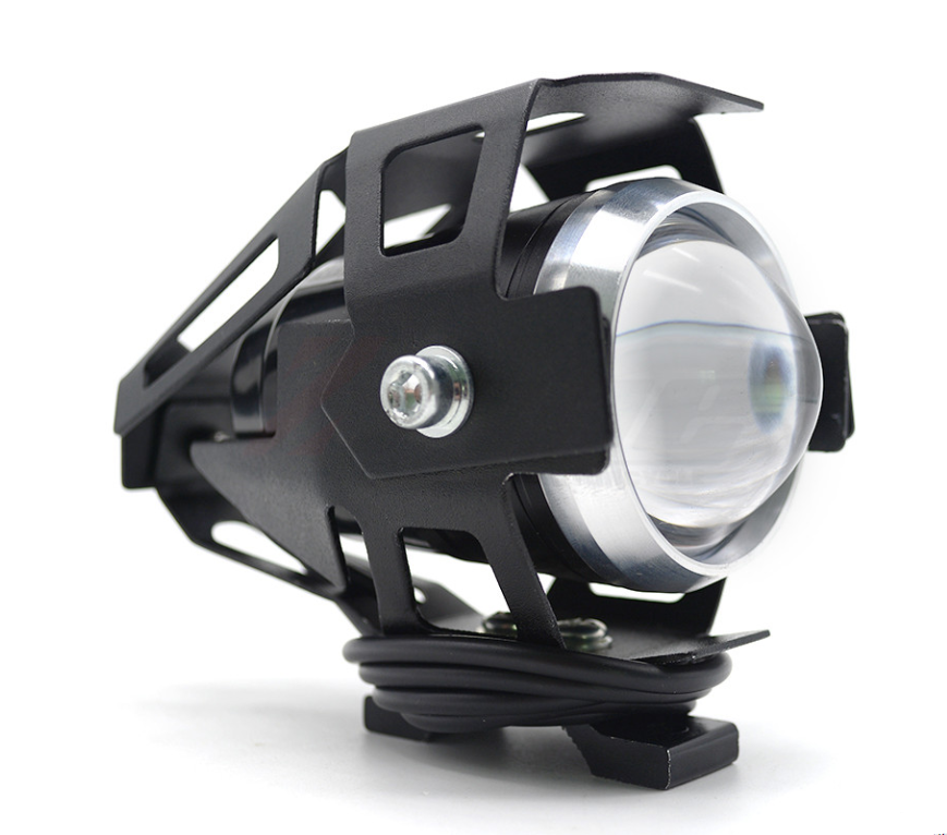 Waterproof LED Motorcycle Headlights Auxiliary Lamp Spotlight High Power U5 12V