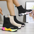 Black Sock Boots For Women Platform Shoes - Chilazexpress Ltd