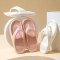 Solid Color Striped Texture Flip-Flops Slippers For Women Men Non-slip Wear-resistant House Shoes Summer Outdoor Beach Shoes Couple - Chilazexpress Ltd