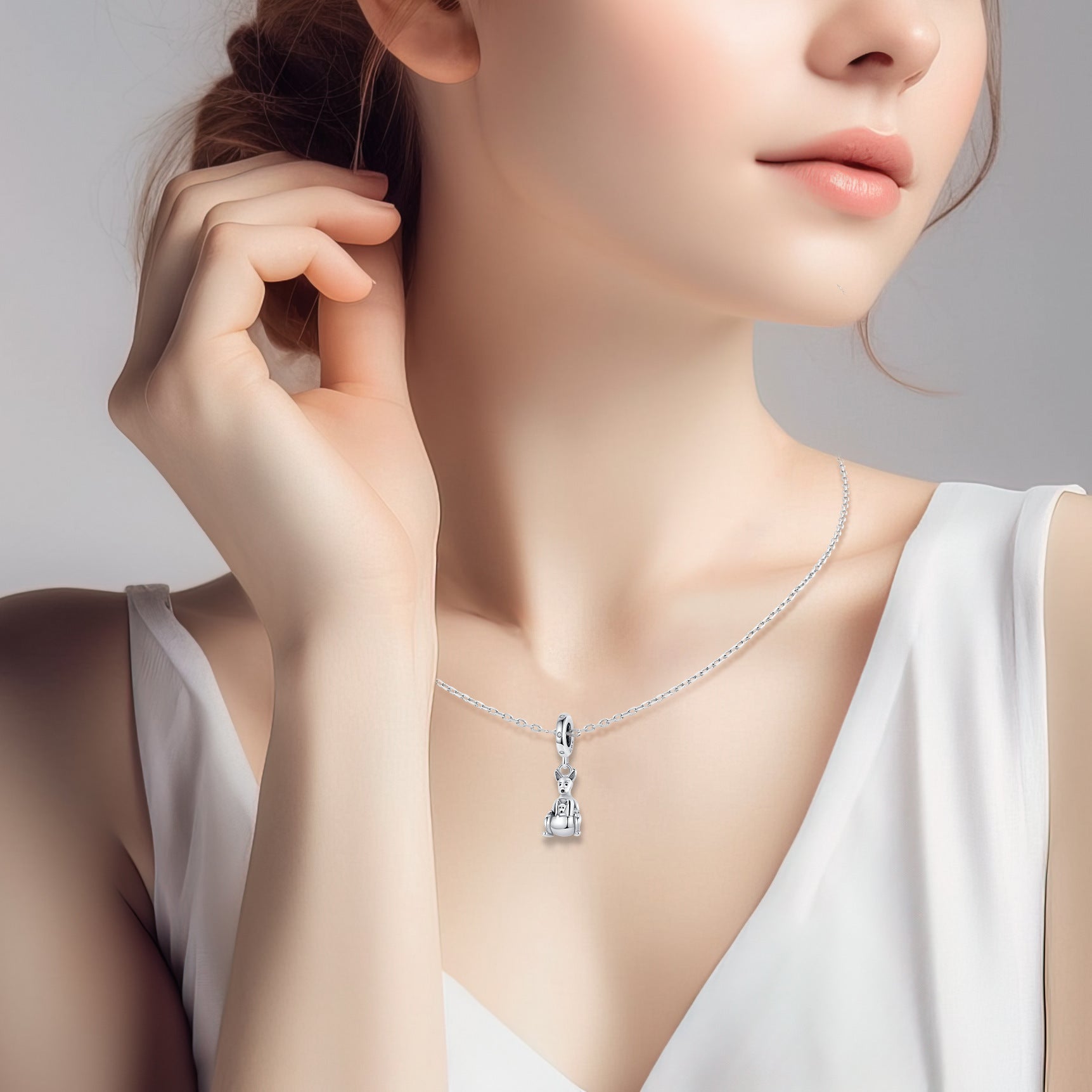 14K Gold Plated Initial Pendant Necklace