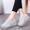 Thick-soled Flat Shoes Anti-slip Suede Height Increasing Shoes For Women - Chilazexpress Ltd