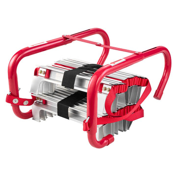 Fire Escape Ladder 3-Story 25FT Retractable Emergency Safety Fire Ladder