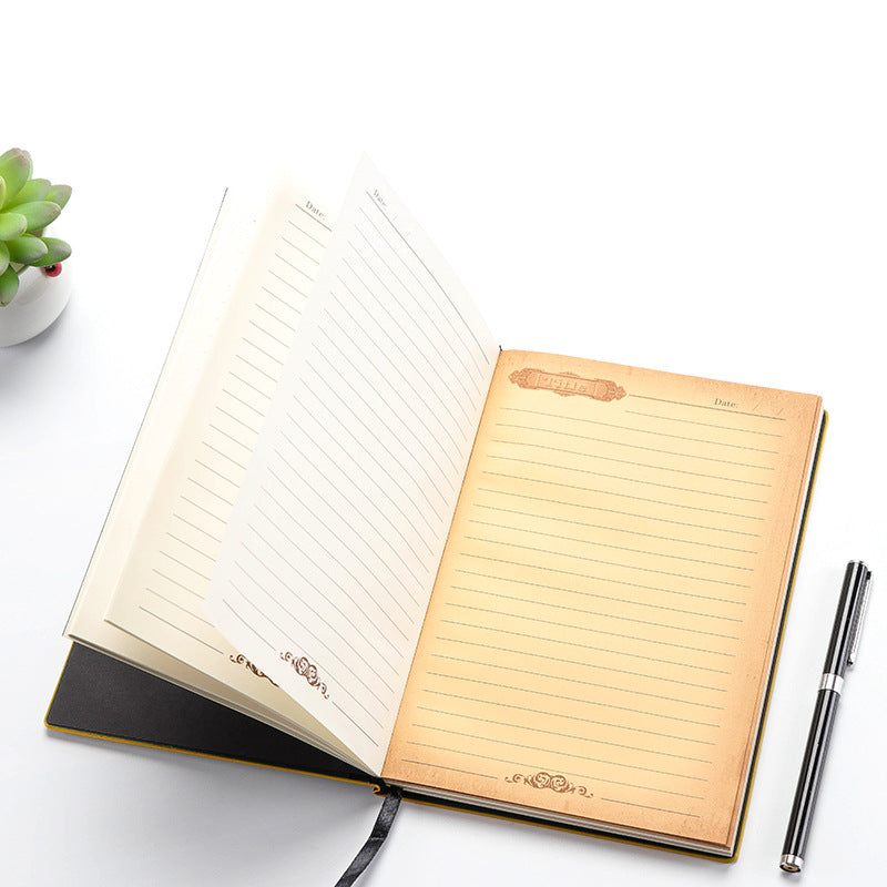 New Imitation Leather Embossed Notebook Notebook Notepad