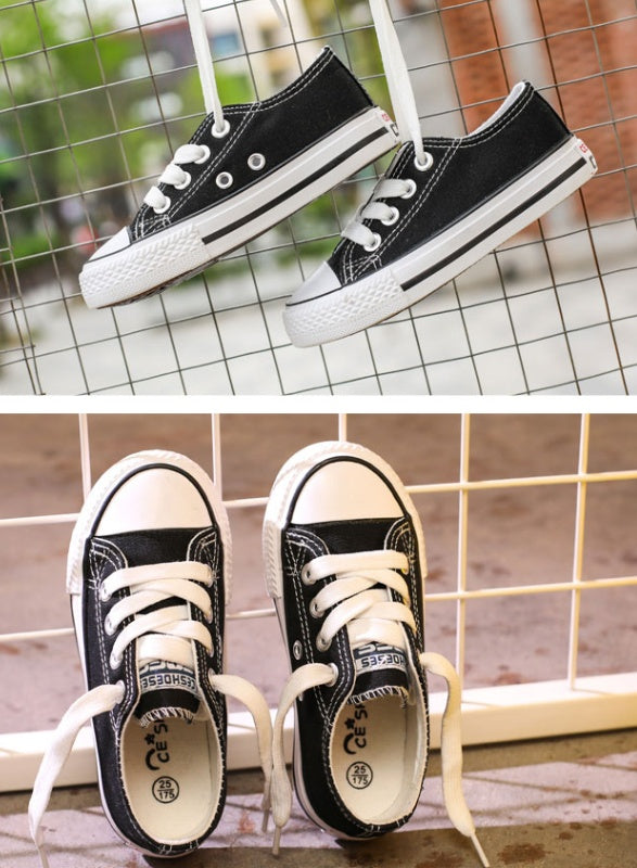 Canvas Shoes Non-slip Casual Shoes Student Parent-child Shoes New Baby Shoes White Shoes - Chilazexpress Ltd