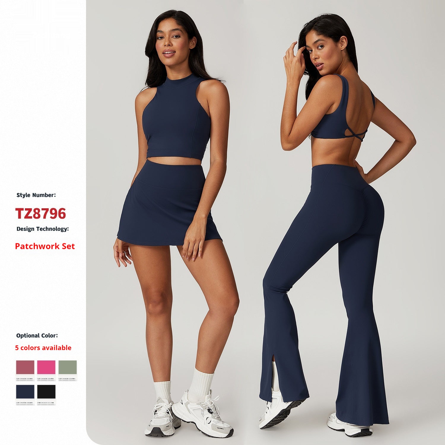 Tight Back Yoga Suit Outer Wear Casual Fitness Running Sports Skirt - Chilazexpress Ltd
