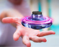 Mini Fingertip Gyro Interactive Decompression Toy Drone LED UFO Type Flying Helicopter Spinner Toy Kids - Chilazexpress Ltd