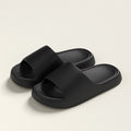 Solid Thick-soled Home Slippers Summer Non-slip Floor Bathroom Slipper For Women Men's House Shoes - Chilazexpress Ltd