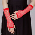 Fishing Net Hot Drill Finger Lace Gloves Clothing Accessories - Chilazexpress Ltd