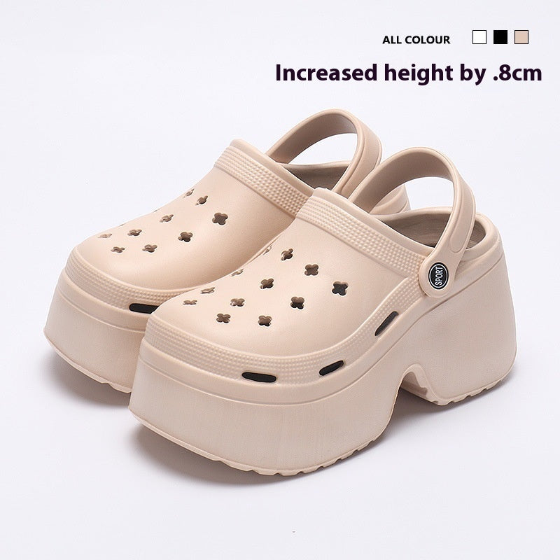 Summer Breathable Closed Toe Hole Shoes For Women - Chilazexpress Ltd