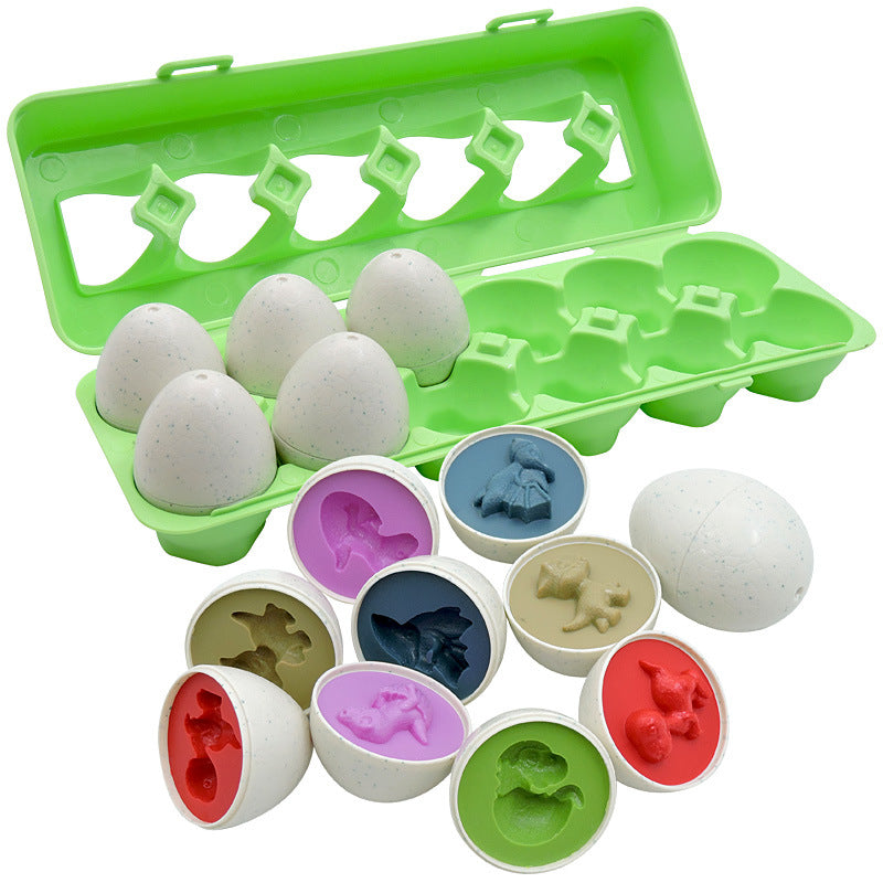 Baby Learning Educational Toy Smart Egg Toy Games Shape Matching Sorters Toys Montessori Eggs Toys For Kids Children - Chilazexpress Ltd