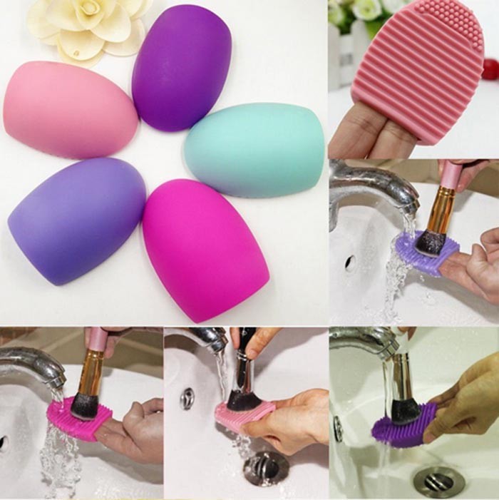 Light Board Silica Gel Brush Egg Egg Brush Plate No Word Silicone Scrubbing Tool Wash Egg Beauty Products - Chilazexpress Ltd