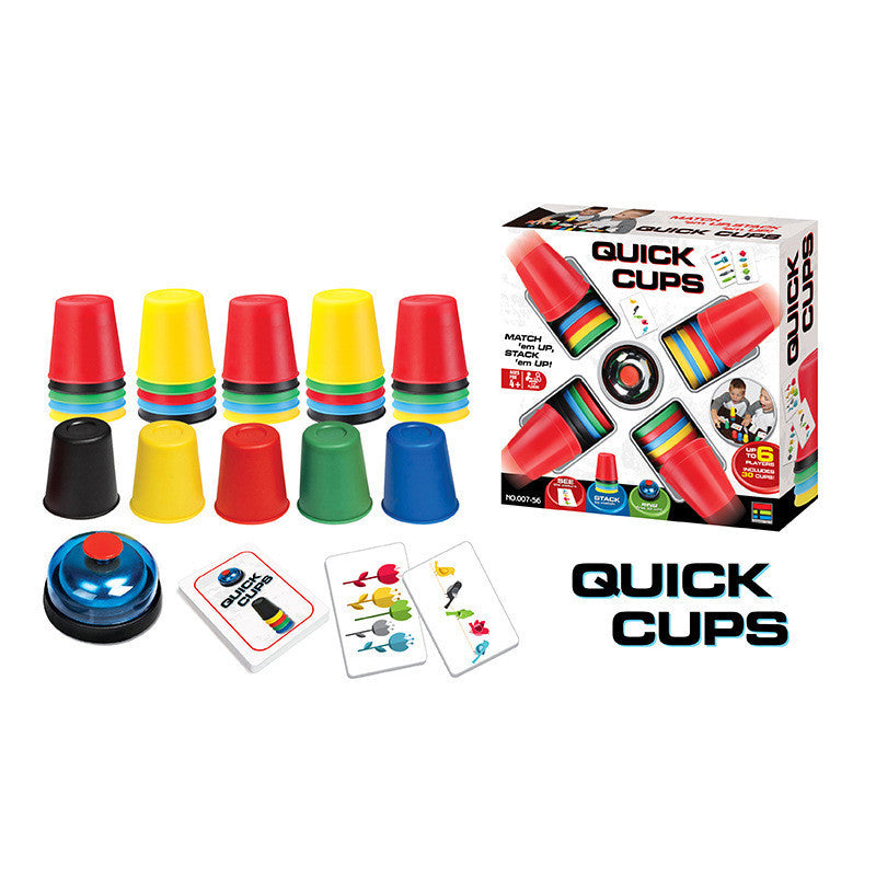 2-6 Players Family Board Game Speed Cups Stacking Game Card Games Funny Party Challenge Quick Cups Indoor Game For Kids Gift - Chilazexpress Ltd