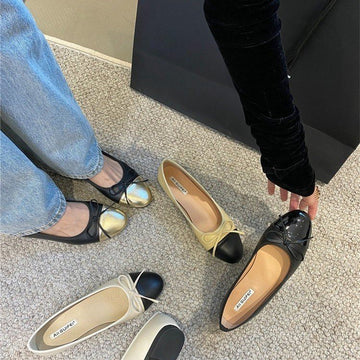 Versatile Low-cut Flat Shoes For Women - Chilazexpress Ltd