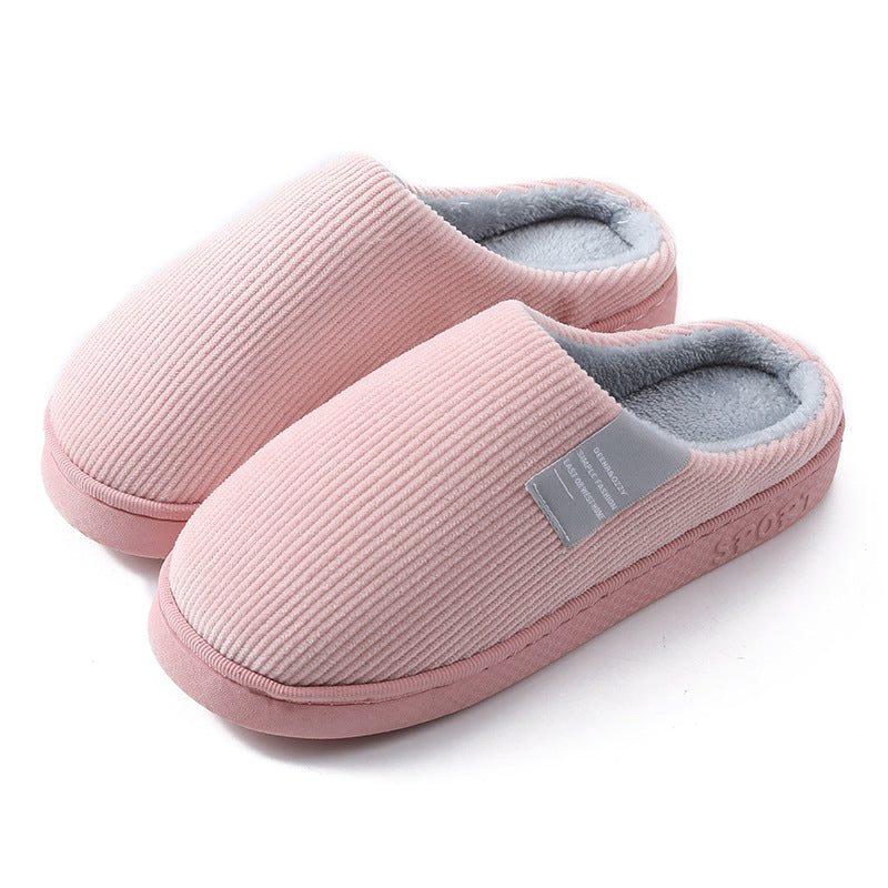 Corduroy Slippers For Women Home Shoes Men Women Couple - Chilazexpress Ltd