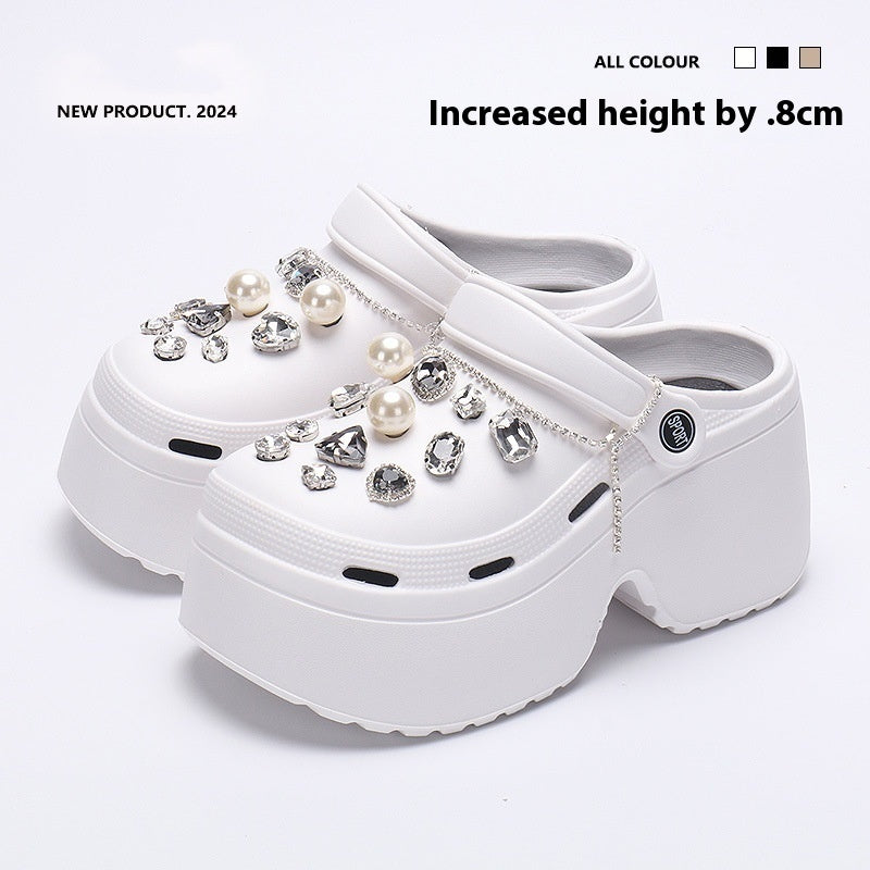Summer Breathable Closed Toe Hole Shoes For Women - Chilazexpress Ltd