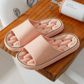 Non-slip Design Bathroom Slippers Home Summer Thick Sole Floor Bedroom House Shoes For Women Men - Chilazexpress Ltd