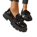 Bow-tie Loafer Shoes For Women Vintage Style - Chilazexpress Ltd