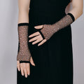 Fishing Net Hot Drill Finger Lace Gloves Clothing Accessories - Chilazexpress Ltd