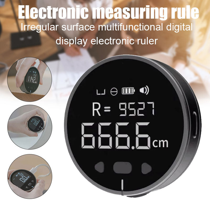 Distance Measuring Instrument Electronic Measuring Ruler Tape Measure High Definition Digital LCD High Precision Electronic Measuring Ruler Tool - Chilazexpress Ltd