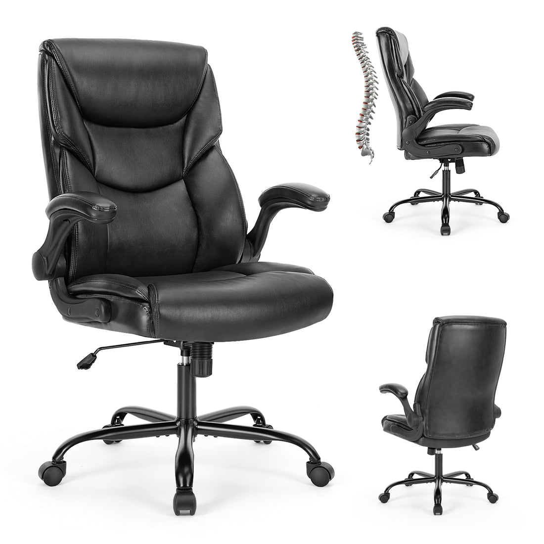 PU Leather Office Chair - Chilazexpress Ltd