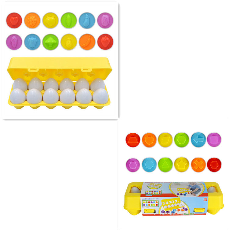 Baby Learning Educational Toy Smart Egg Toy Games Shape Matching Sorters Toys Montessori Eggs Toys For Kids Children - Chilazexpress Ltd