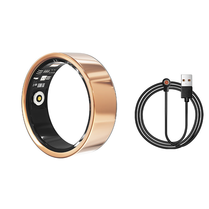 Smart Ring Health Tracker - Fitness Sleep Heart Rate Blood Oxygen Tracker Smart Ring For Men And Women,IP68 Waterproof Level Bluetooth Fitness Tracker Rings Family Care - Chilazexpress Ltd