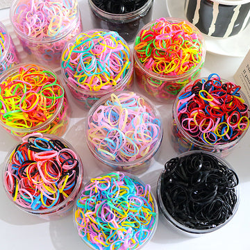 Baby Hair Ties Hair Rubber Bands For Toddler Infants Kids Girls Thin Small Hair Elastics TPU 300 600 Piece Pack
