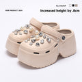 Summer Breathable Closed Toe Hole Shoes For Women - Chilazexpress Ltd