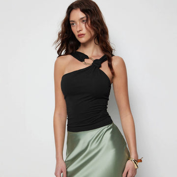 Off-Shoulder Sleeveless Top for Women