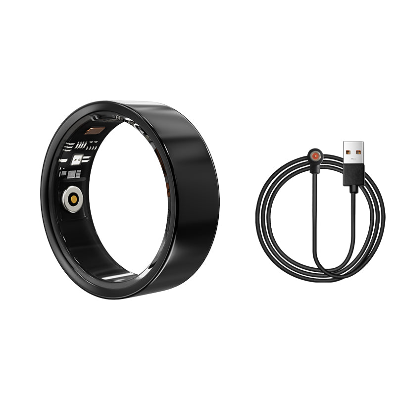 Smart Ring Health Tracker - Fitness Sleep Heart Rate Blood Oxygen Tracker Smart Ring For Men And Women,IP68 Waterproof Level Bluetooth Fitness Tracker Rings Family Care - Chilazexpress Ltd