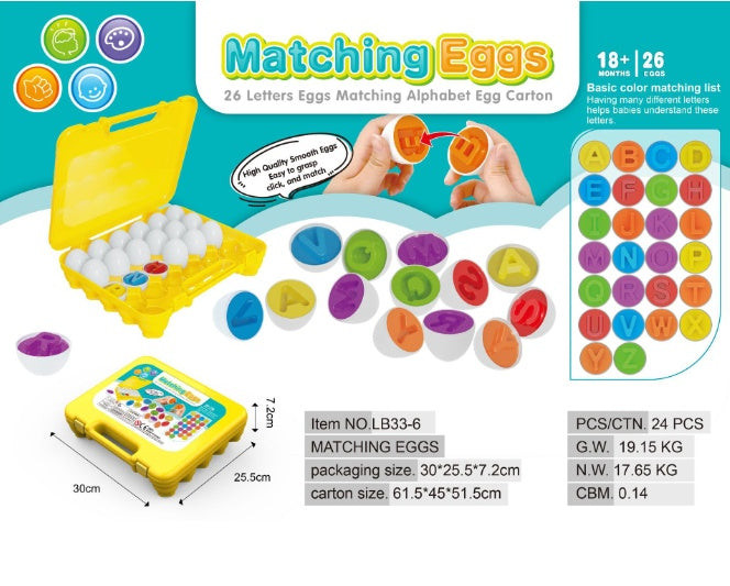 Baby Learning Educational Toy Smart Egg Toy Games Shape Matching Sorters Toys Montessori Eggs Toys For Kids Children - Chilazexpress Ltd