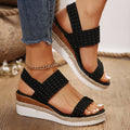 Summer Fashion Wedge Sandals For Women Peep-toe Shoes For Women - Chilazexpress Ltd